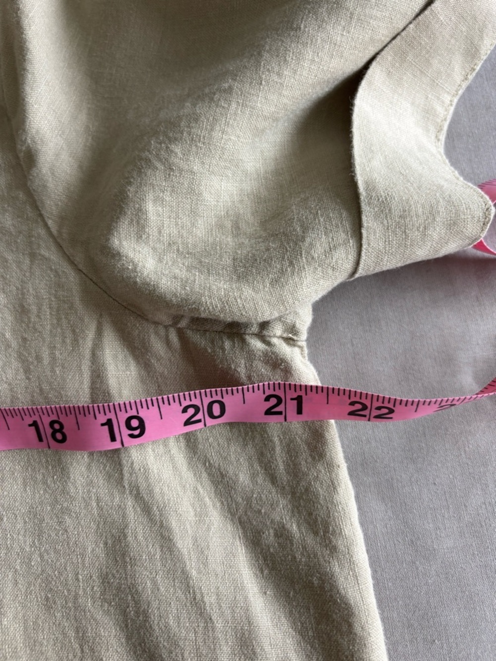 Everlane Button-Front Short Sleeve Linen Shirt Dress in Olive-Taupe Medium - Picture 6 of 9
